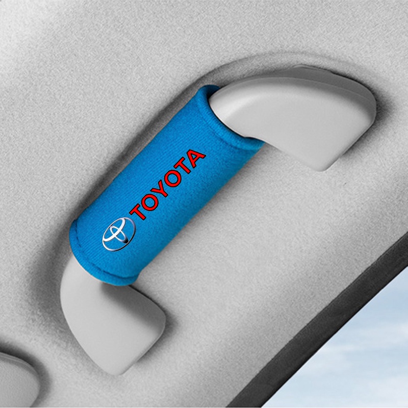 Toyota Car Roof Pull Gloves Car Inner Door Armrest Covers Fluff Handle