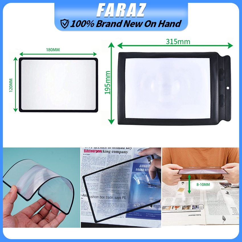 Bookmark Magnifying Glass Reading Card Magnifying Multifunctional Flat ...