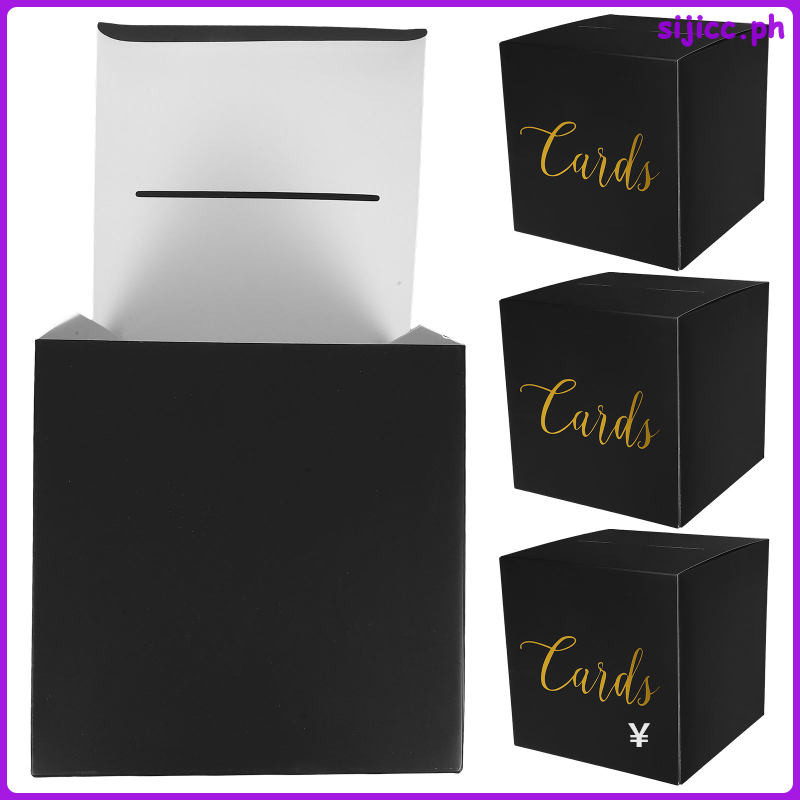 4 Sets Wedding Card Box Envelope Money Box for Wedding Reception Box ...