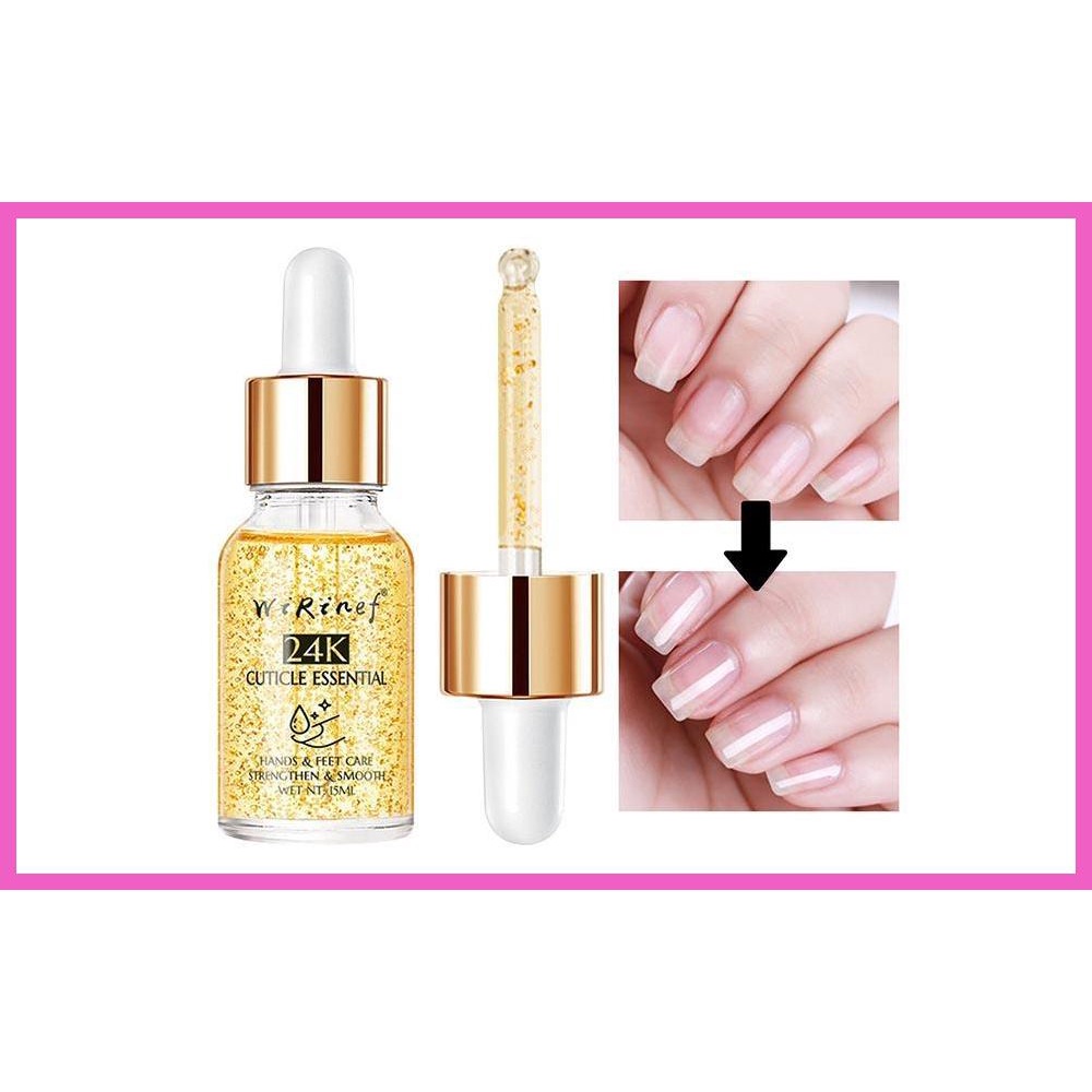 Nail Strengthener Nail Hardener Extra Strong and Growth with 24K Gold