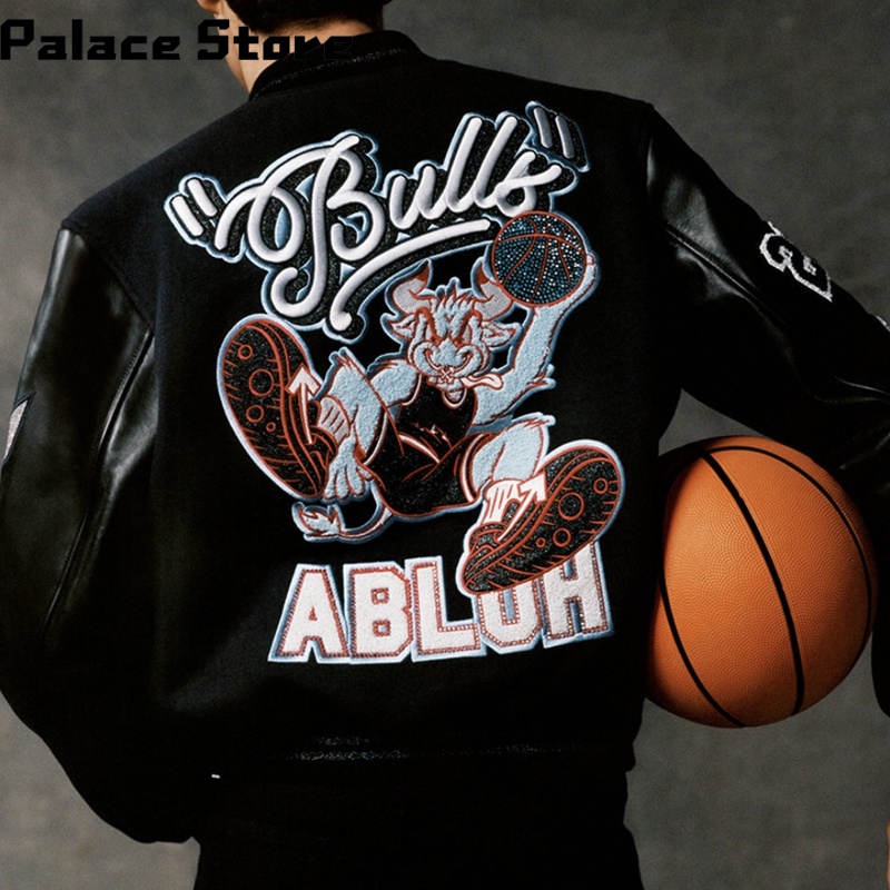 LEATHER NBA BASKETBALL VARSITY JACKET