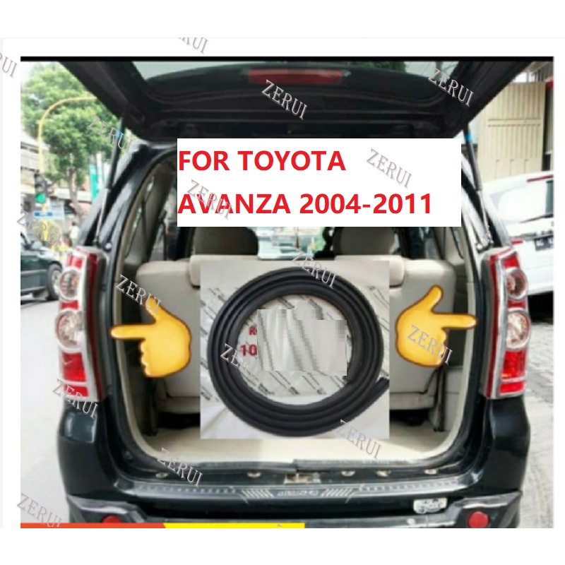 ZR For Rear Door Weatherstrip Tailgate Rubber Seal Strip For Toyota ...