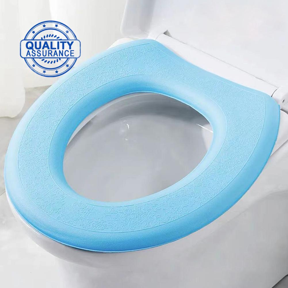 Waterproof Foam Toilet Mat Silicone EVA Toilet Seat Reusable Seat Mat