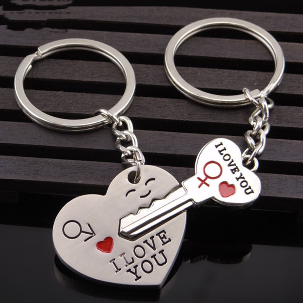 New Couples Keychain Romantic Symbolic Love 