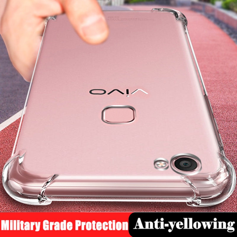 Bumper Vivo V7 Transparent Back Cover For Vivo V7 Inch 1718 Slim