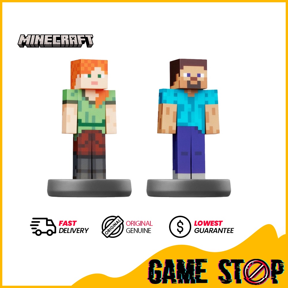 Amiibo Steve & Alex N°89 – Super Smash Bros, Version Européenne Neuve