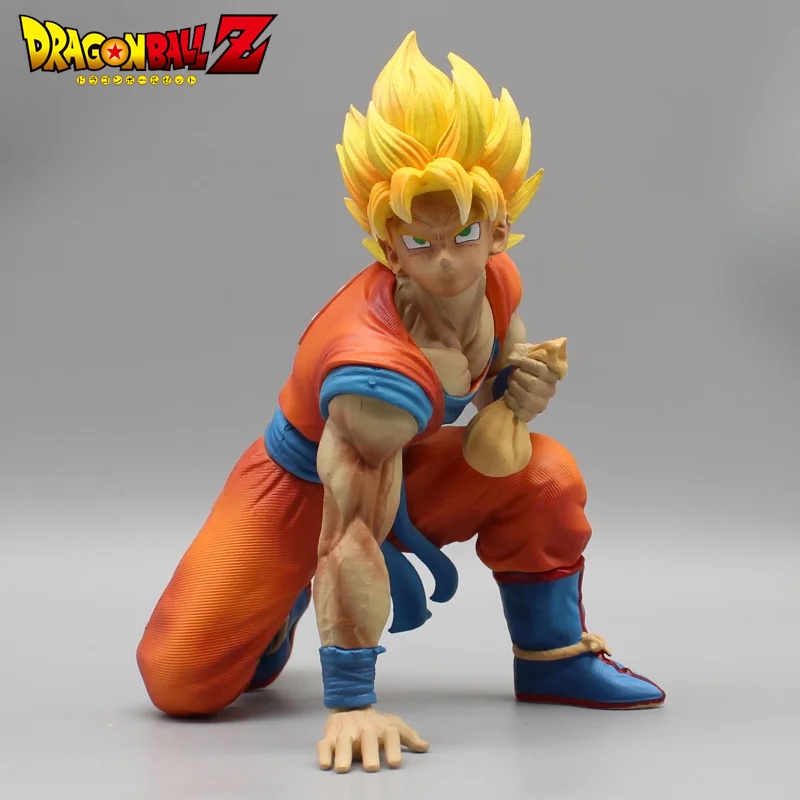 17cm Dragon Ball Figure Super Saiyan Son Goku Figures Senzu Beanpvc ...