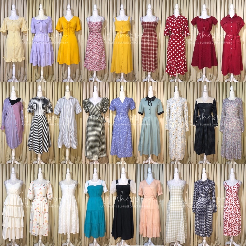 ♞Quarter Bale Premium Mix Maxi Trendy Dress COD | Shopee Philippines