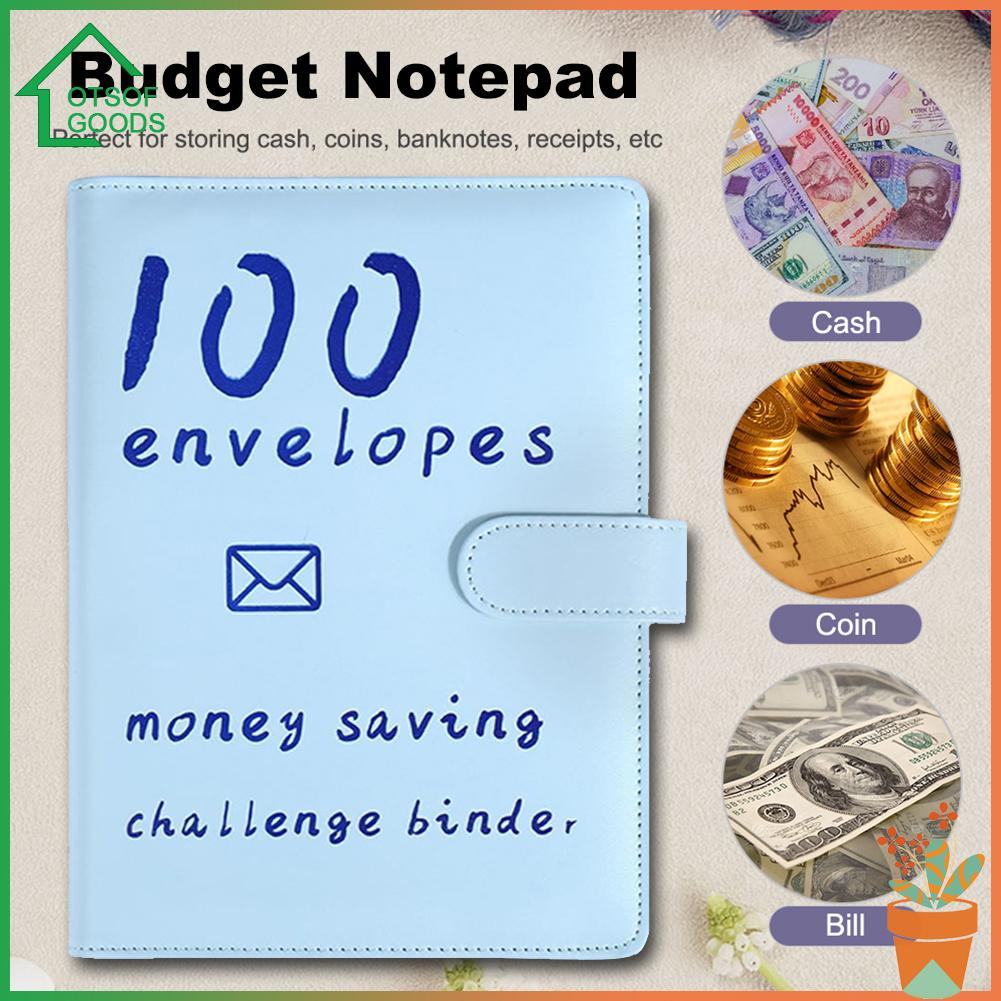 100 Envelope Challenge Binder 5050 Dollars Storage Budget Binder Easy And Fun Way Cash Saving 5964