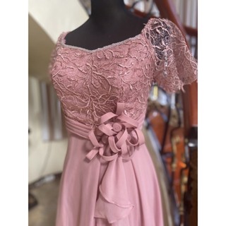 Blush pink hotsell gown for ninang