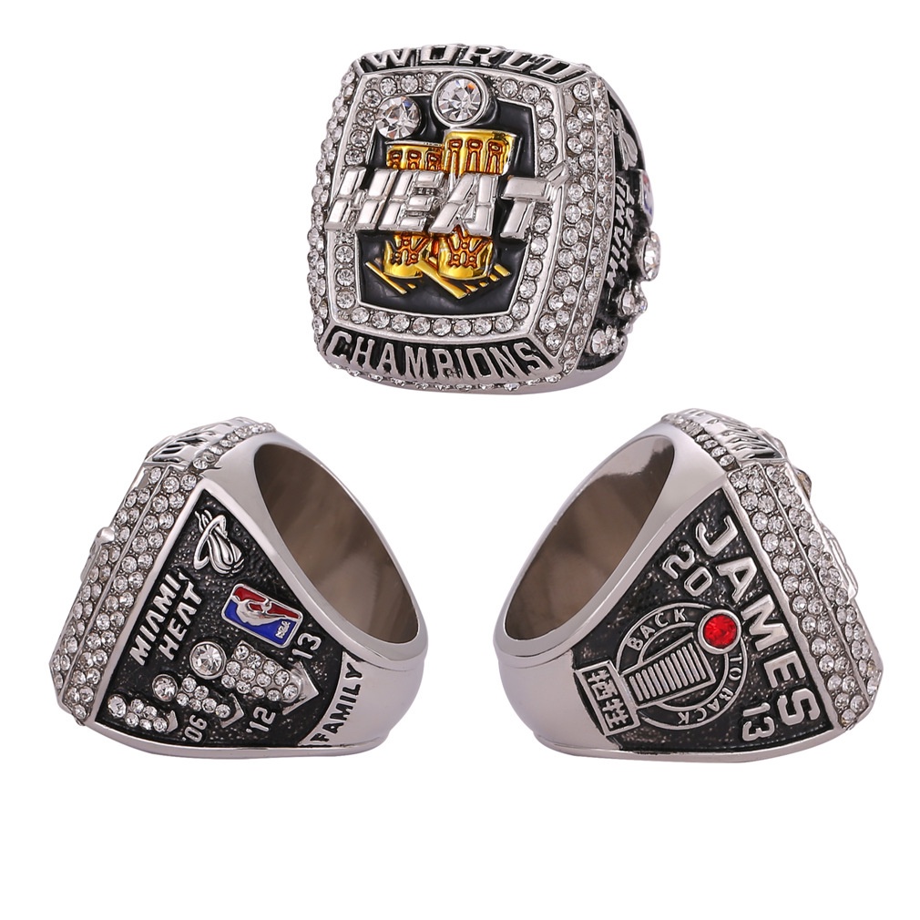 High Quality Ring NBA 2013 Miami Heats James Championship Ring | Shopee ...