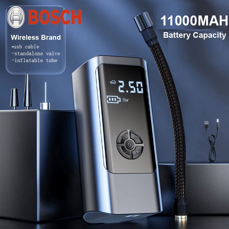 Bosch portable tyre inflator hotsell