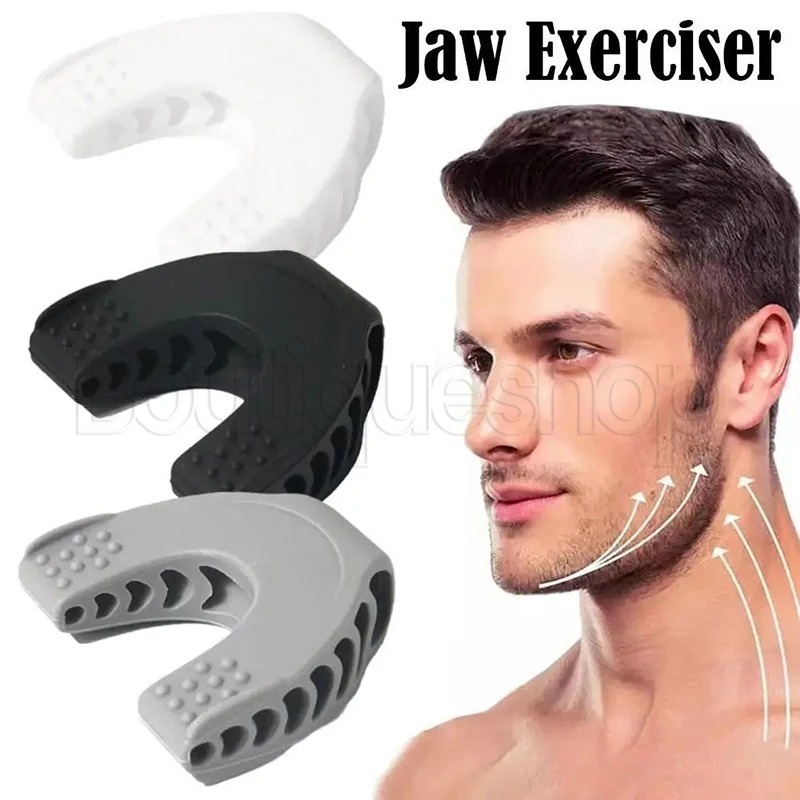 1Piece Silicone V Face Facial Lifter Face Exerciser Jaw Exerciser for  Jawline Shaper Masseter Muscle Trainer for Double Chin Reducer