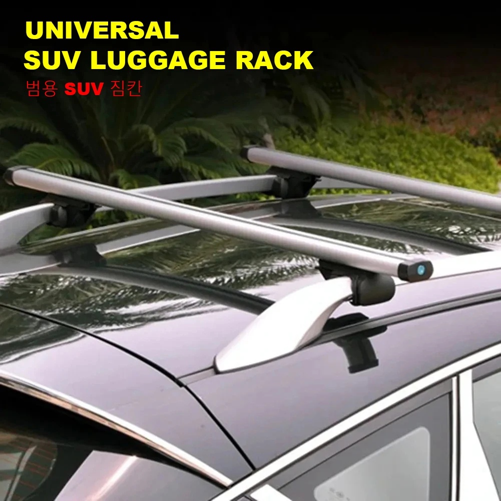 Car Roof Luggage Rack Flat Type Crossbar 120cm SUV Rack Luggage ...