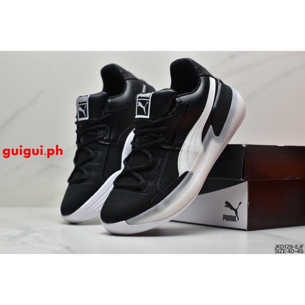 Puma Clyde HARWOOD LL2 Basketball Shoes Black White 9H