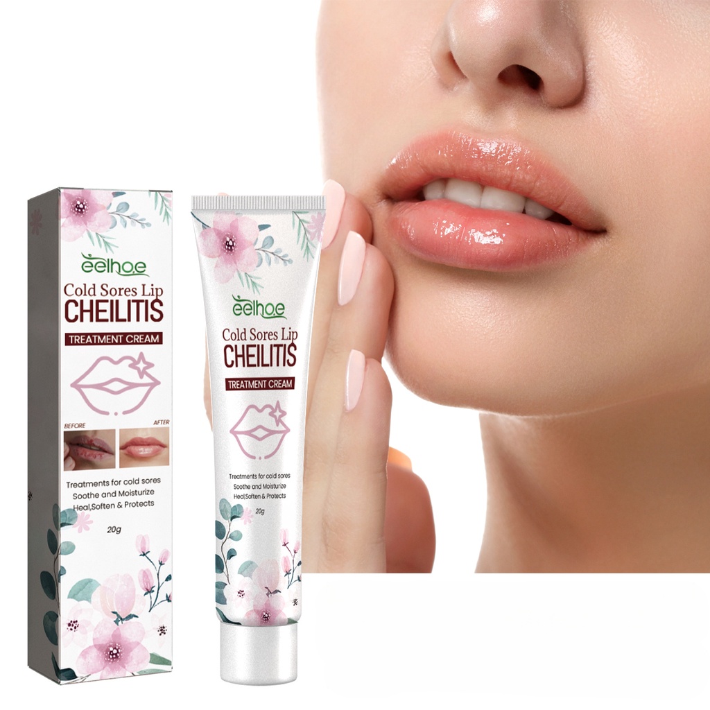 LOVKOR 20g Cold Sores Lip Cheilitis Treatment Cream for Dry Chapped