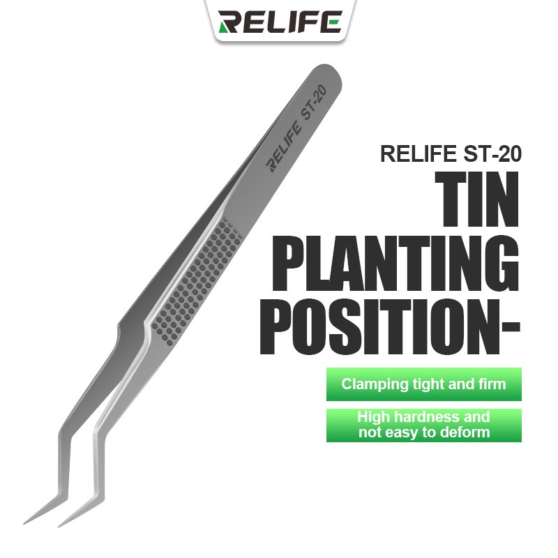 RELIFE ST20 HandClamping Tweezers High Precision Flying Line Super
