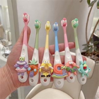 Cartoon Animation Childrens Toothbrush Patrick Star Spongebob Pattern ...