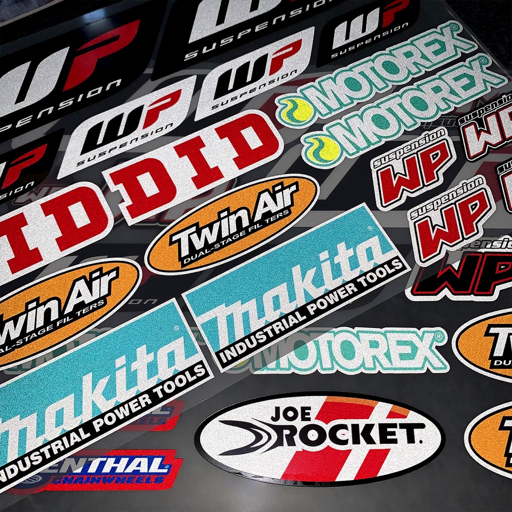 KTM motorcycle reflective sticker MOTOREX logo modified waterproof and ...