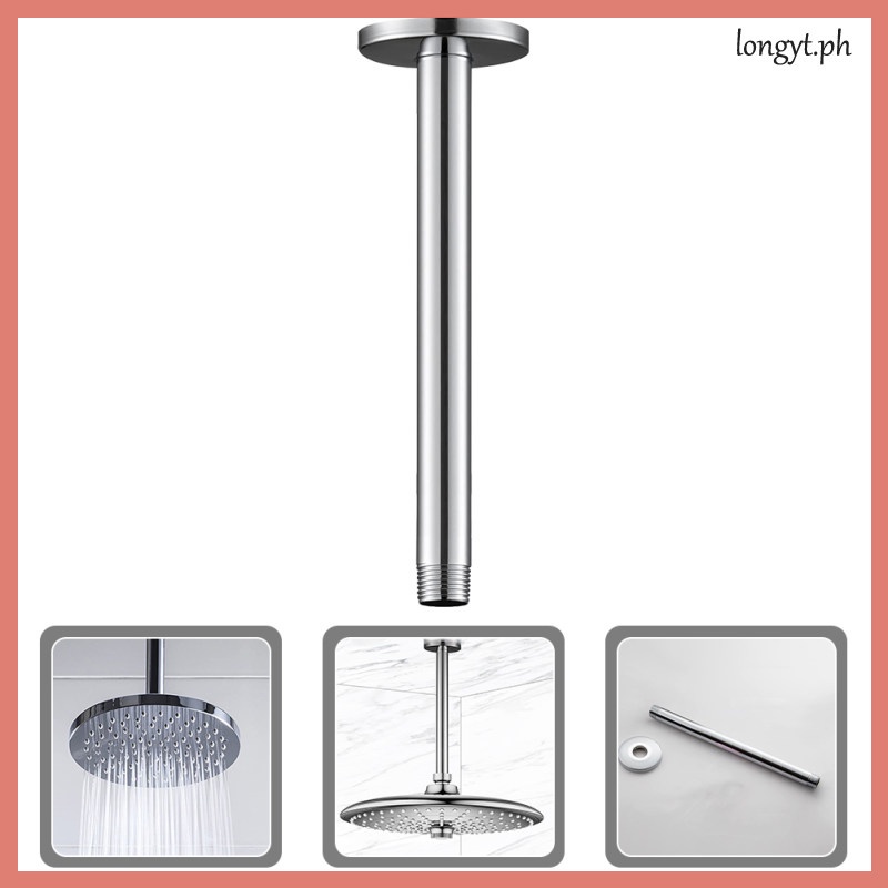Shower Head Height Extender Ceiling Stainless Steel Arm longyt Shopee