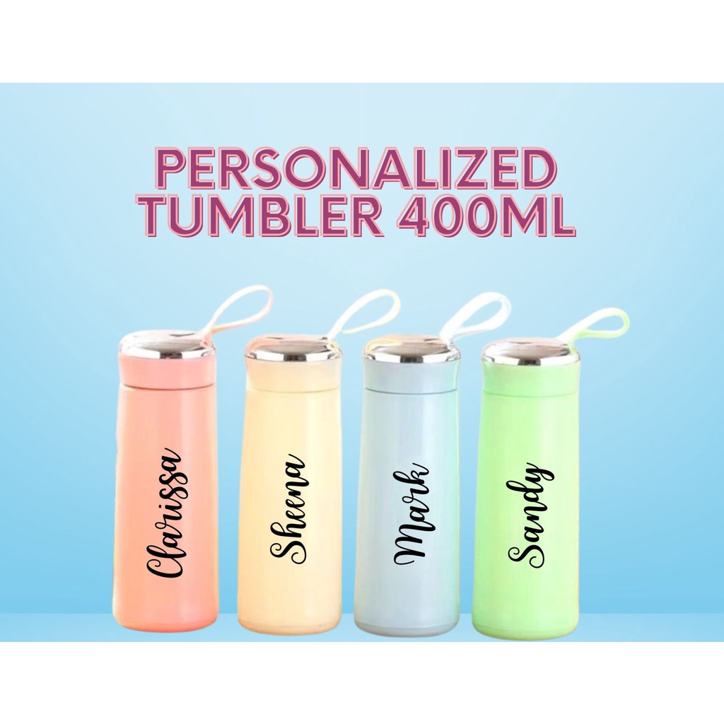 400ml NICE TUMBLER PERSONALIZED FREE NAME | Shopee Philippines