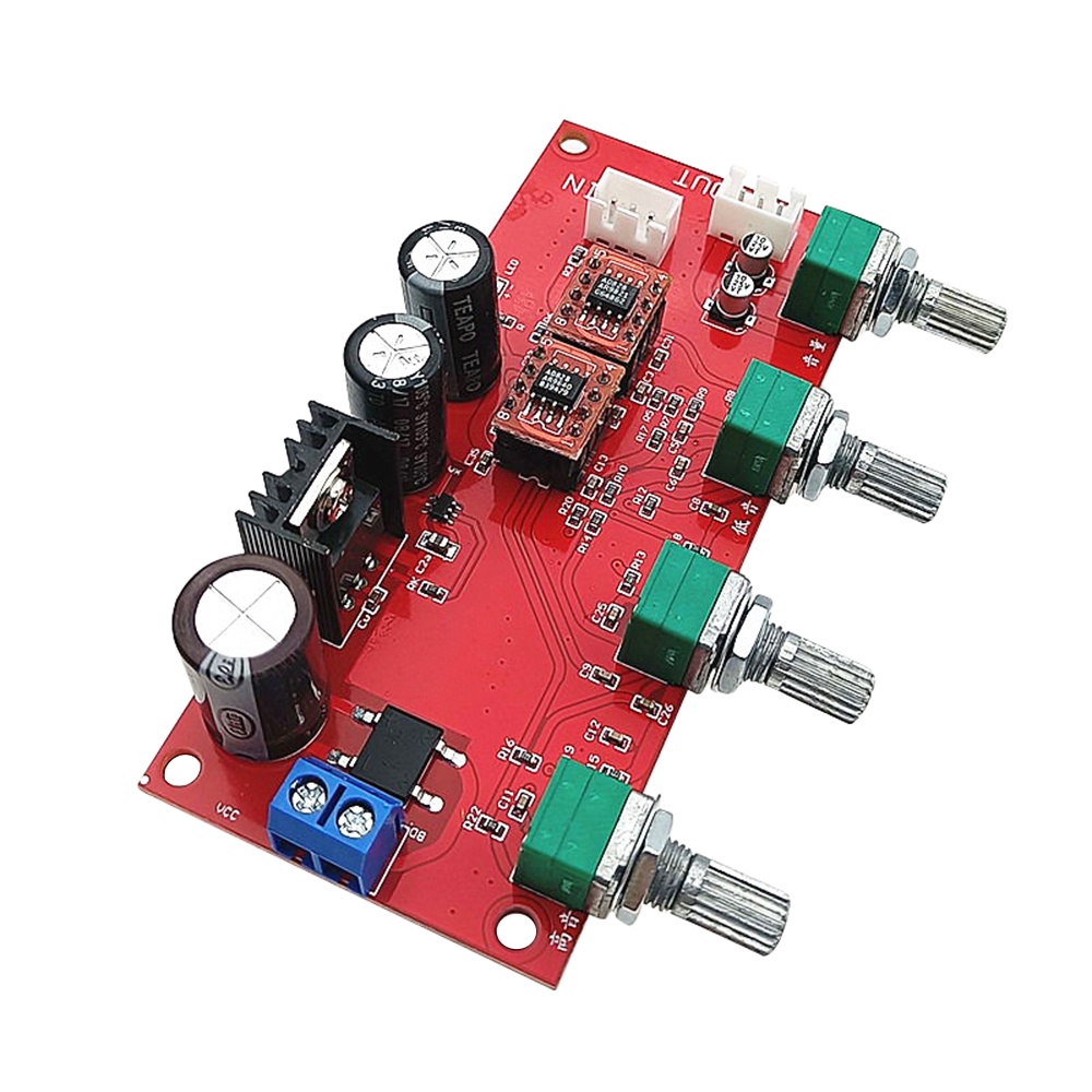 AD828 Preamplifier Volume Control Board with Treble Midrange and Bass ...