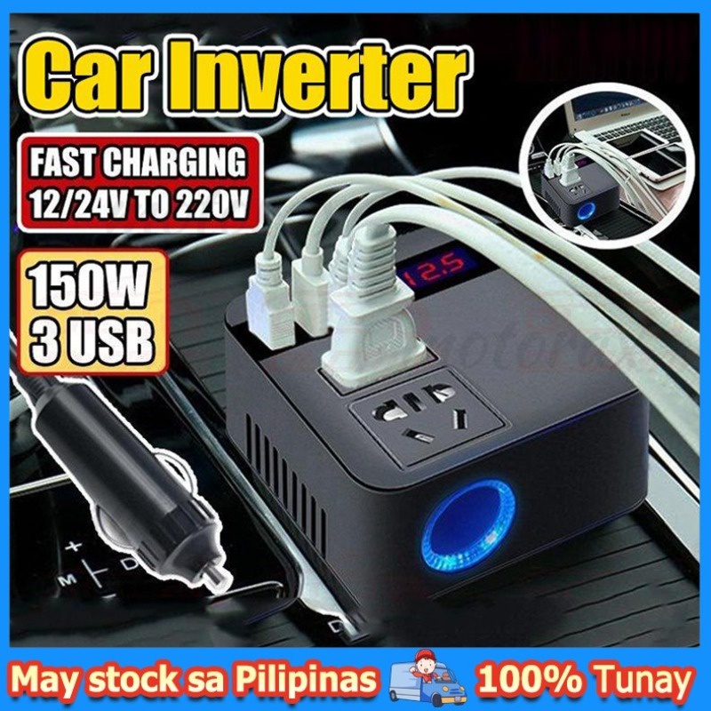 150W Car inverter charger 12v24v to 220v power converter mobile phone