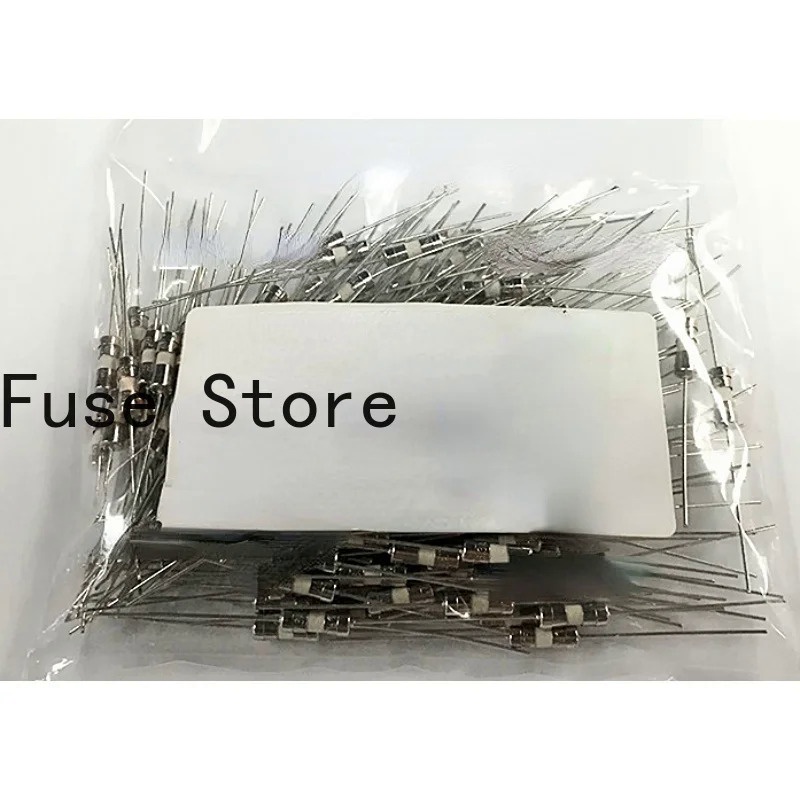 10PCs 3.6*10*10 ceramic fuse double pin tube with F5A f6.3a F8A 250V ...