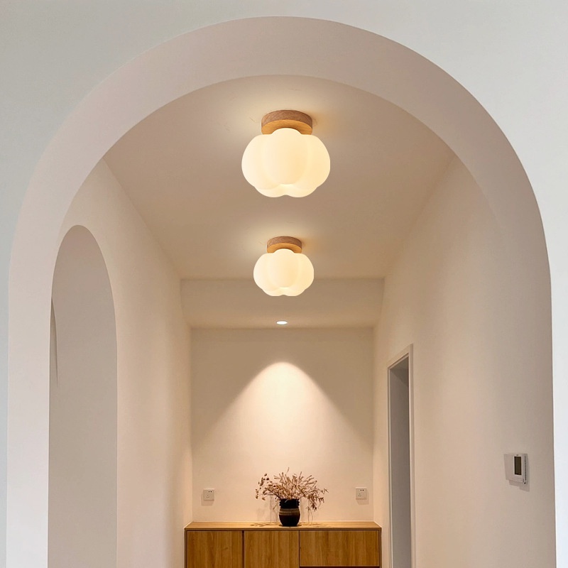 [Ready Stock 110V] Nordic Cream Style e27 Ceiling Light Aisle Light ...