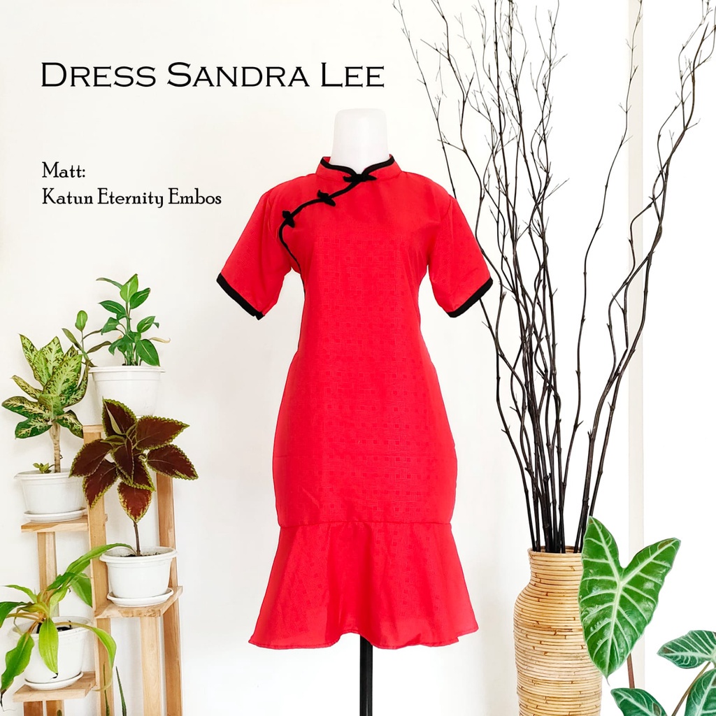 12.12 Chinese New Year Dress Sandra Lee Cheongsam Clothes Mother and ...