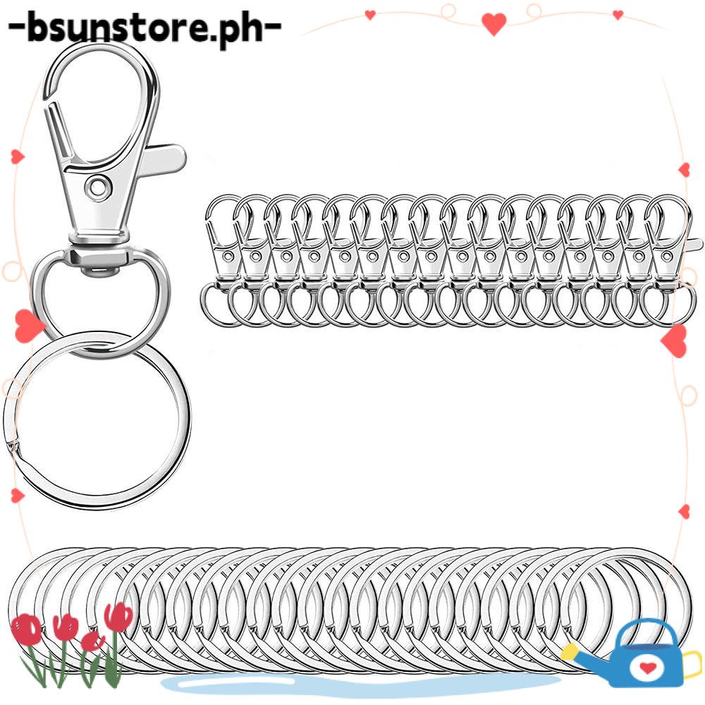 BSUNS Lobster Claw Clasp, Metal Keychain Accessories Keychains Clips