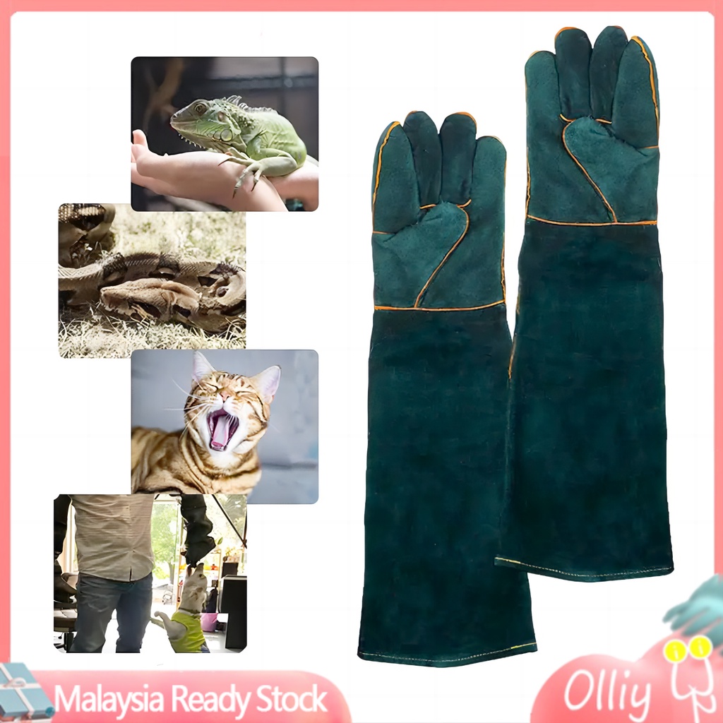 Protective Gloves Antiscratch Antibite Reptile Cat Dog Snake Wild