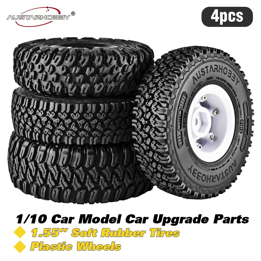 thumbnail image 2 of 1/8 Scale RC Buggy Tires & Wheels - 17mm Hex 4.52" Off-Road Green Rims 2 of 12