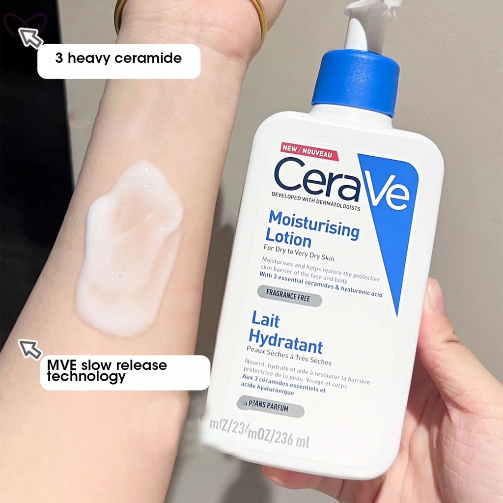YET CeraVe Moisturizing Lotion 236ML, CeraVe Long Lasting Daily ...
