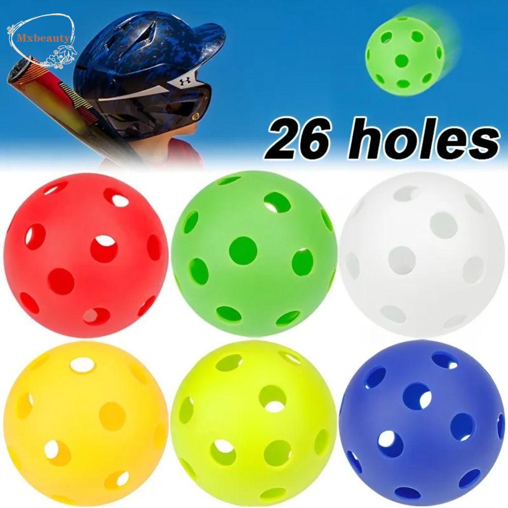 MXBEAUTY 10Pcs 26 Holes Pickleball, 42mm 26 Holes Competition Ball ...