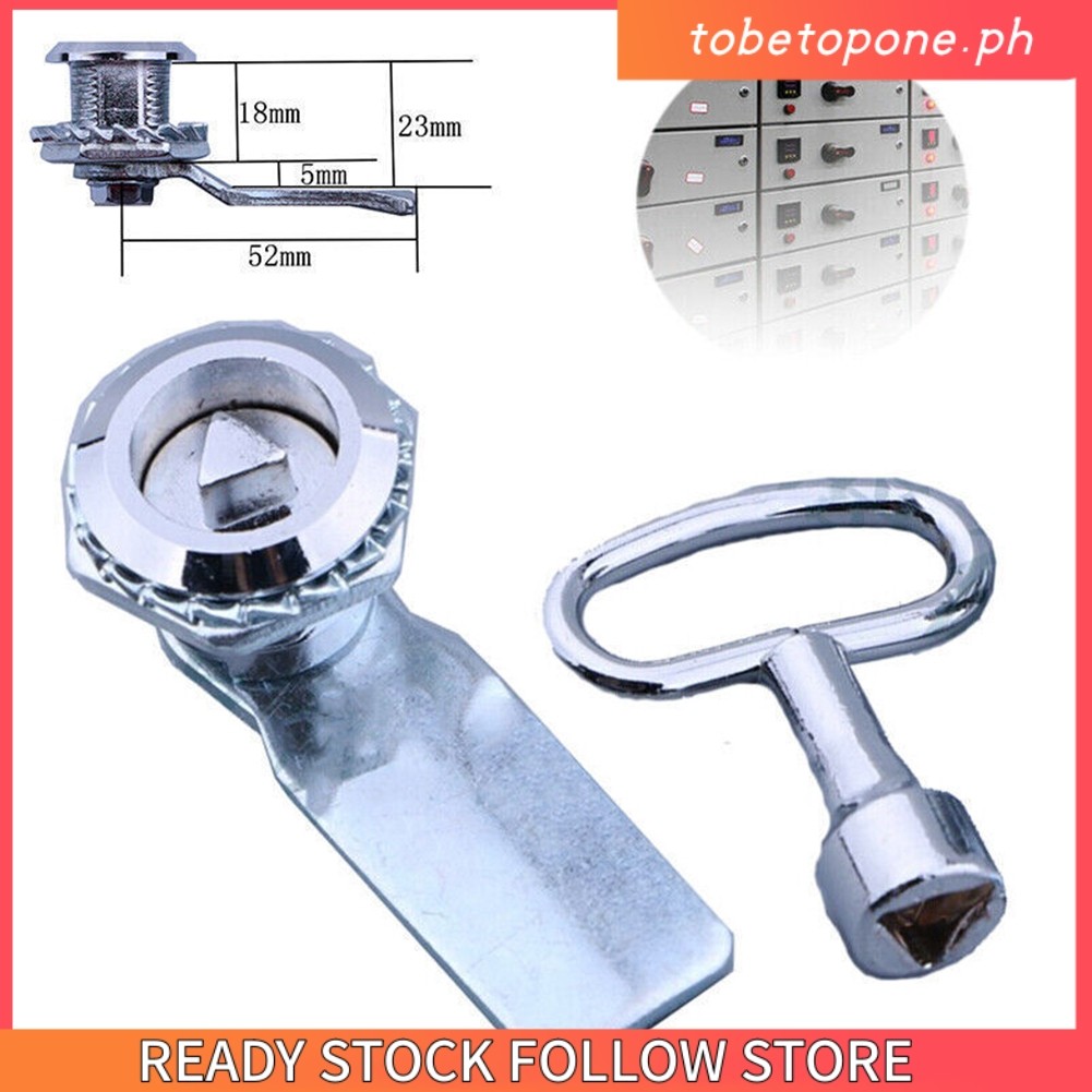 TBTOPONE ️Iron Gas Electric Meter Cam Lock And Key Kit for Door Cabinet ...