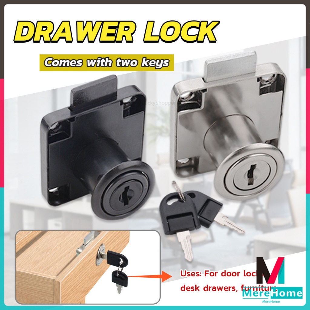 LSP Stainless Steel Drawer Lock with 2 Keys Lock Locker Furniture Door ...