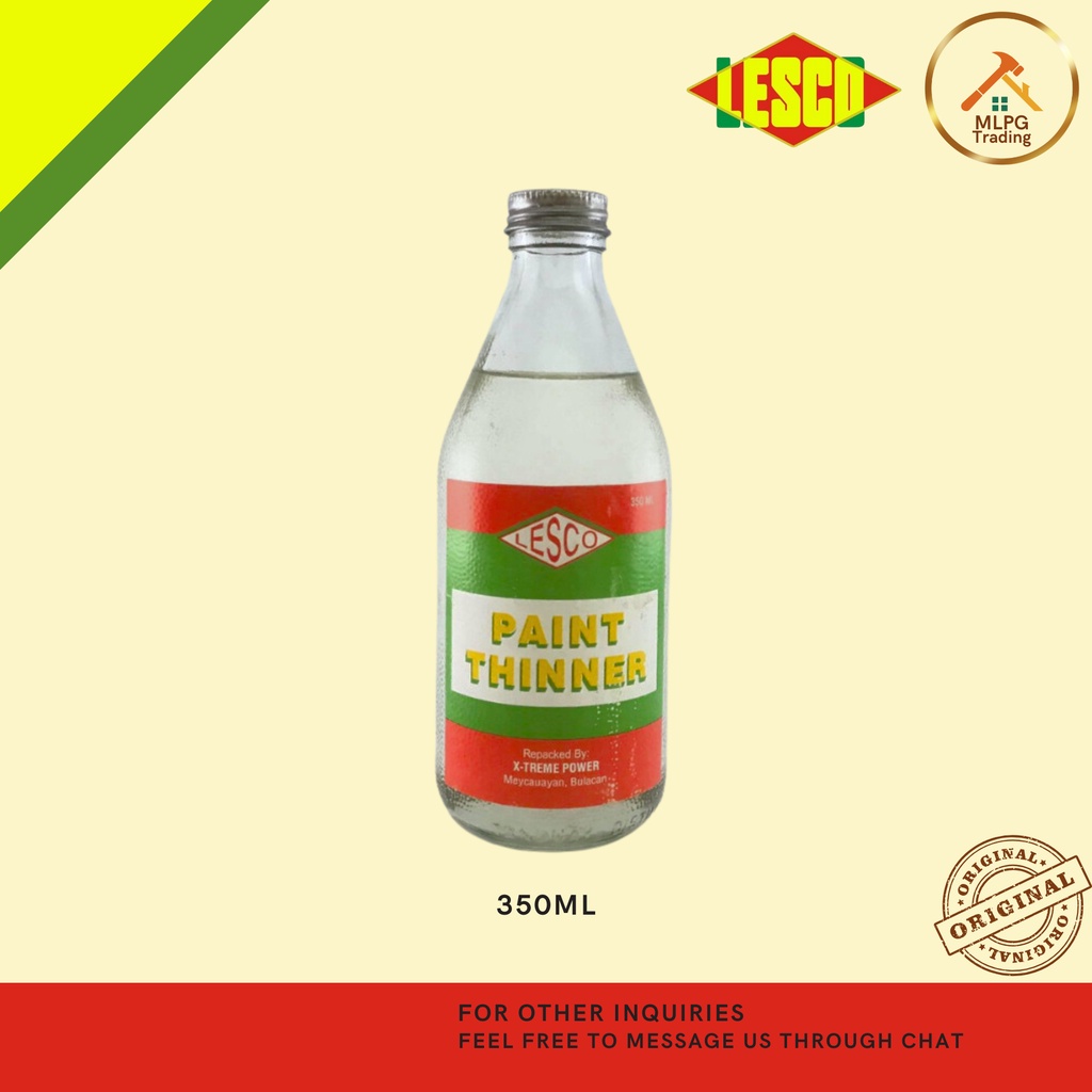 LESCO Paint Thinner (350ML) Shopee Philippines