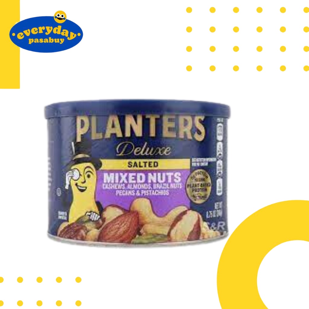 PLANTERS® DELUXE SALTED MIXED NUTS 8.75oz (248g) Shopee Philippines