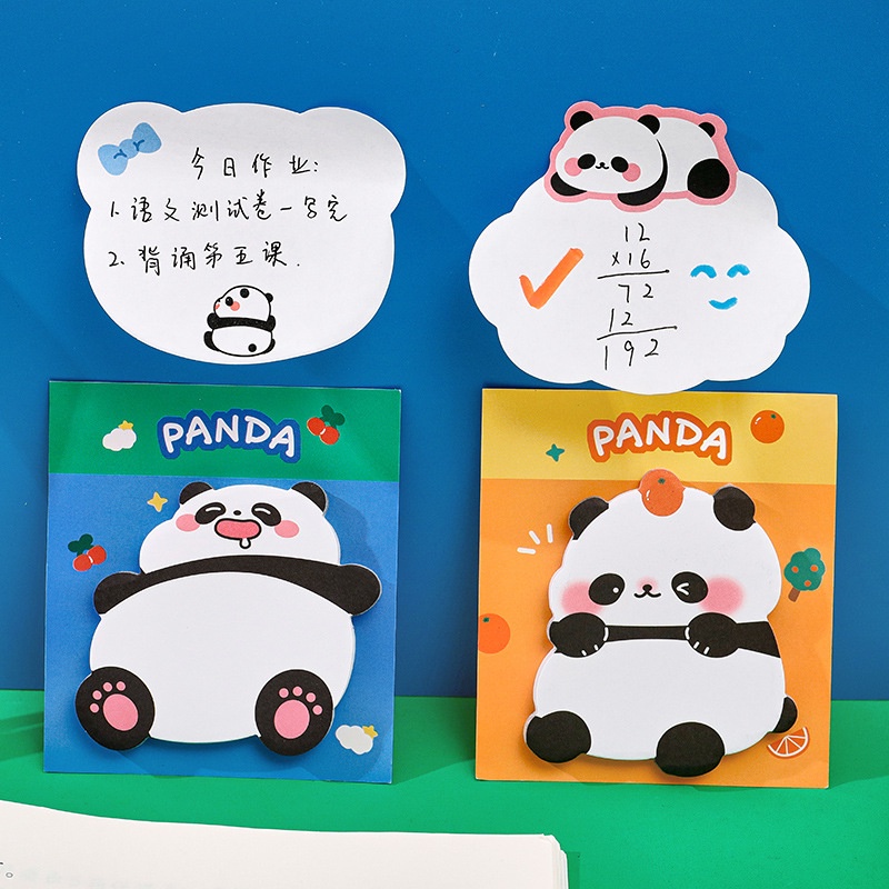 Cute and cute PANDA PANDA sticky notes, cute and colorful PANDA notes ...