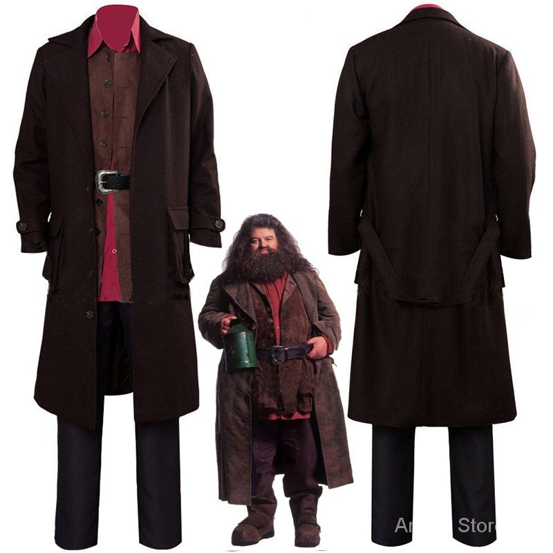 Harry Potter Hagrid Cosplay Costume Hogwarts Professor Hagrid Cosplay Costume | Shopee Philippines