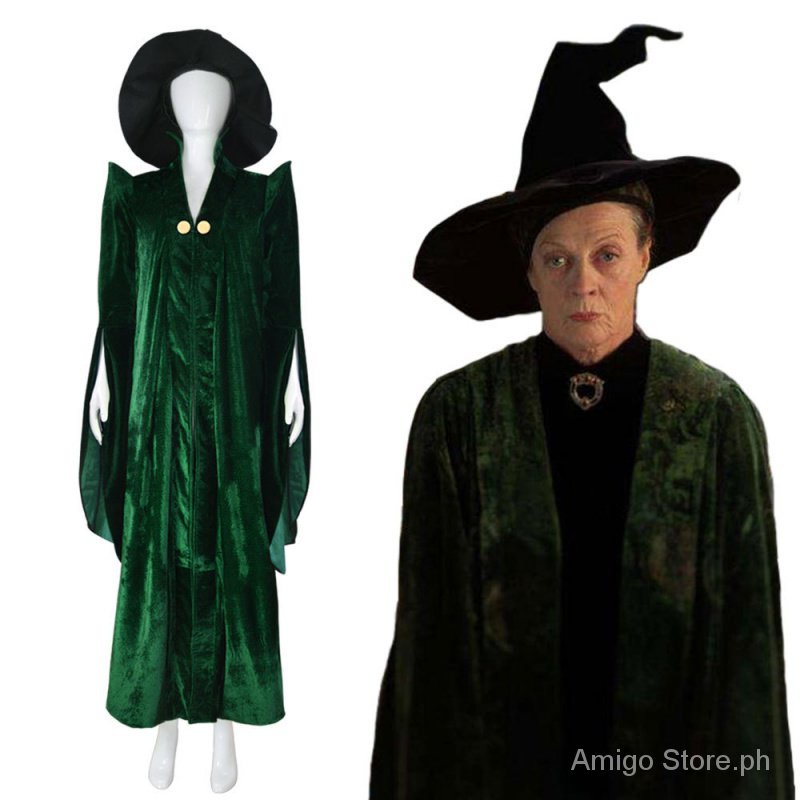 Harry Potter Cosplay Costume Minerva McGonagall Professor Cosplay ...