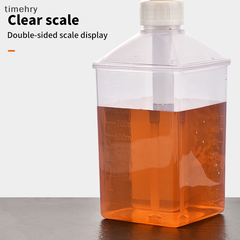 TY 10/8/5CC Liquid Dispenser with Scale Coffee Syrup Drip Bottle with Pump Nozzle Head Kitchen