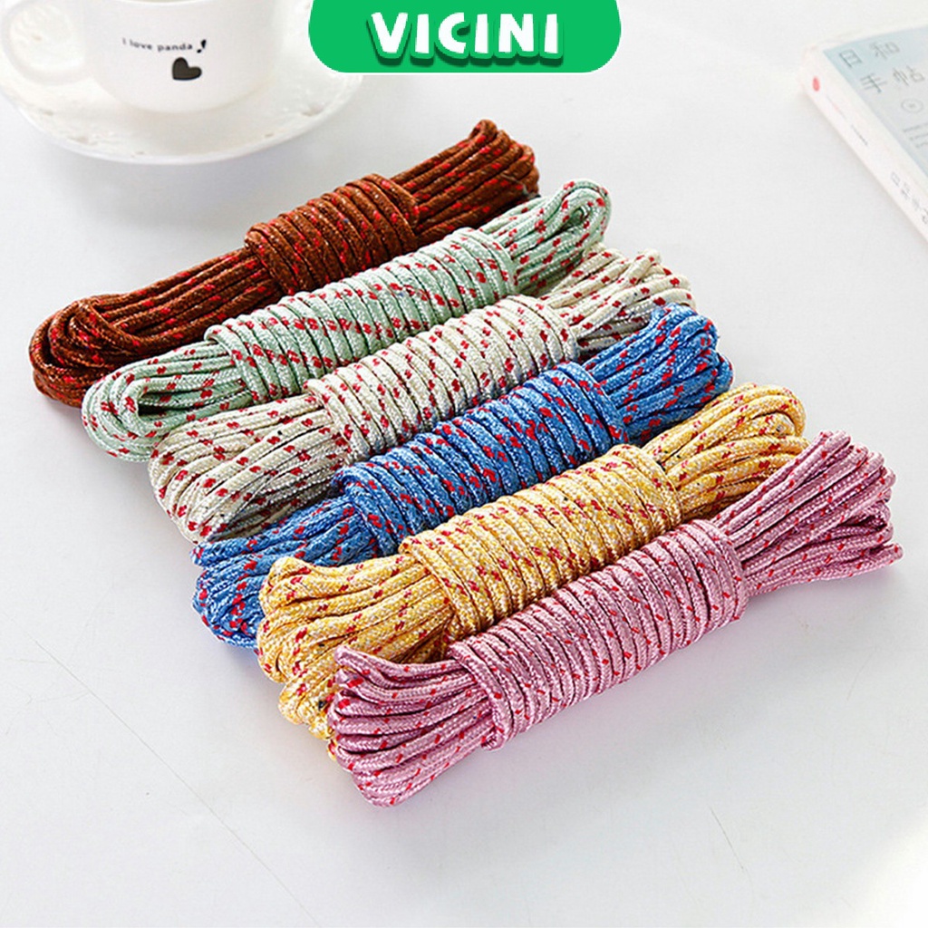 Multifunction Rope Nylon Clothesline Windproof Non-slip Clotheslines ...