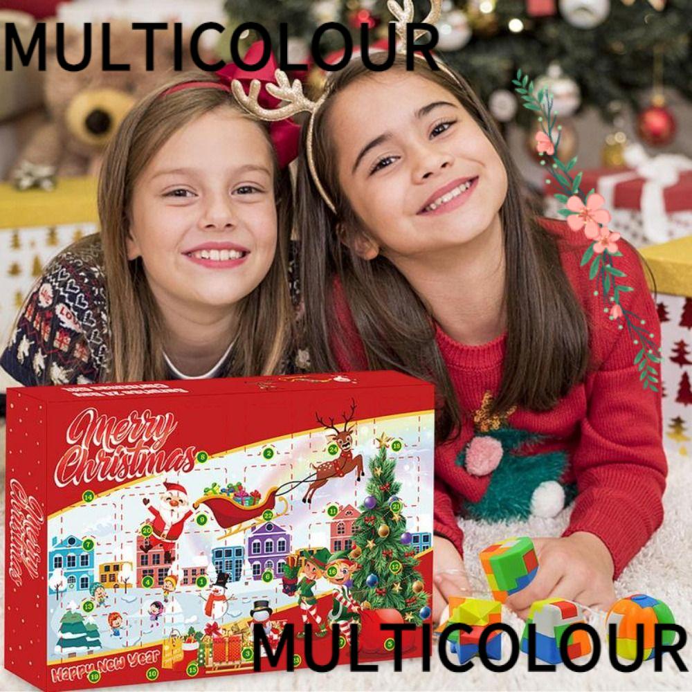 MULTICOLOUR Christmas Advent Calendar, 2025 Creative Countdown Calendar