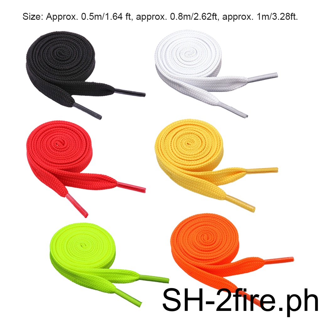 1 Pair Flat Shoe Laces Sneakers Shoelaces Athletic Canvas Shoes