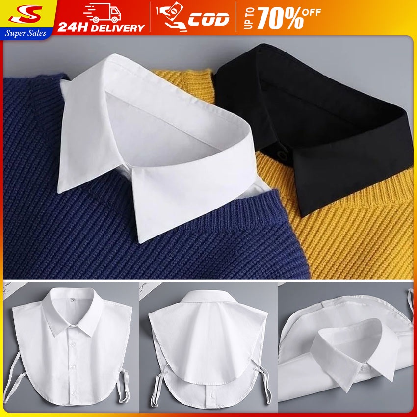 【SuperSales】False Collar Lapel Half Shirt False Collar Cloth Access