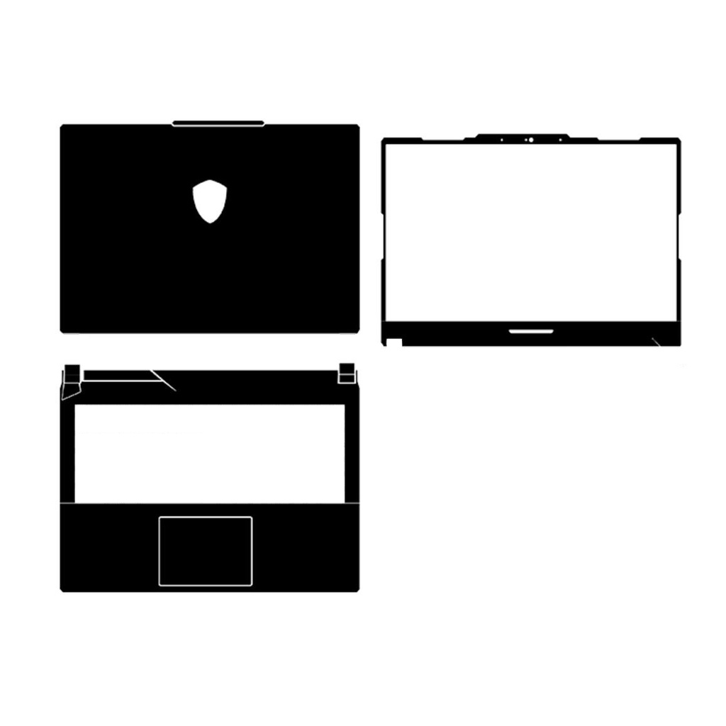 Customized Style Size Multiple Color Materials Pre-cut Laptop Skin ...