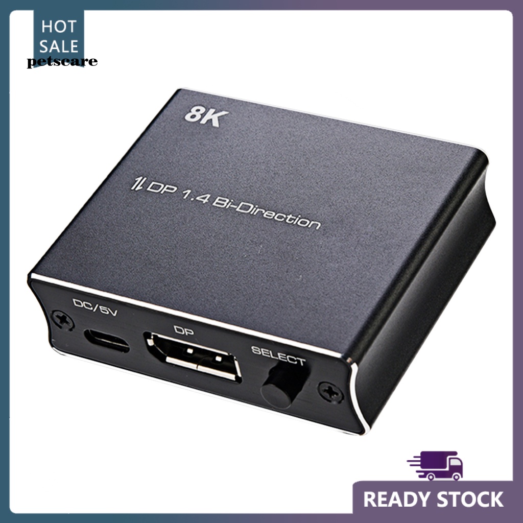 QCA DP Switcher BiDirection Audio Extract 8K30Hz 4K120Hz DisplayPort