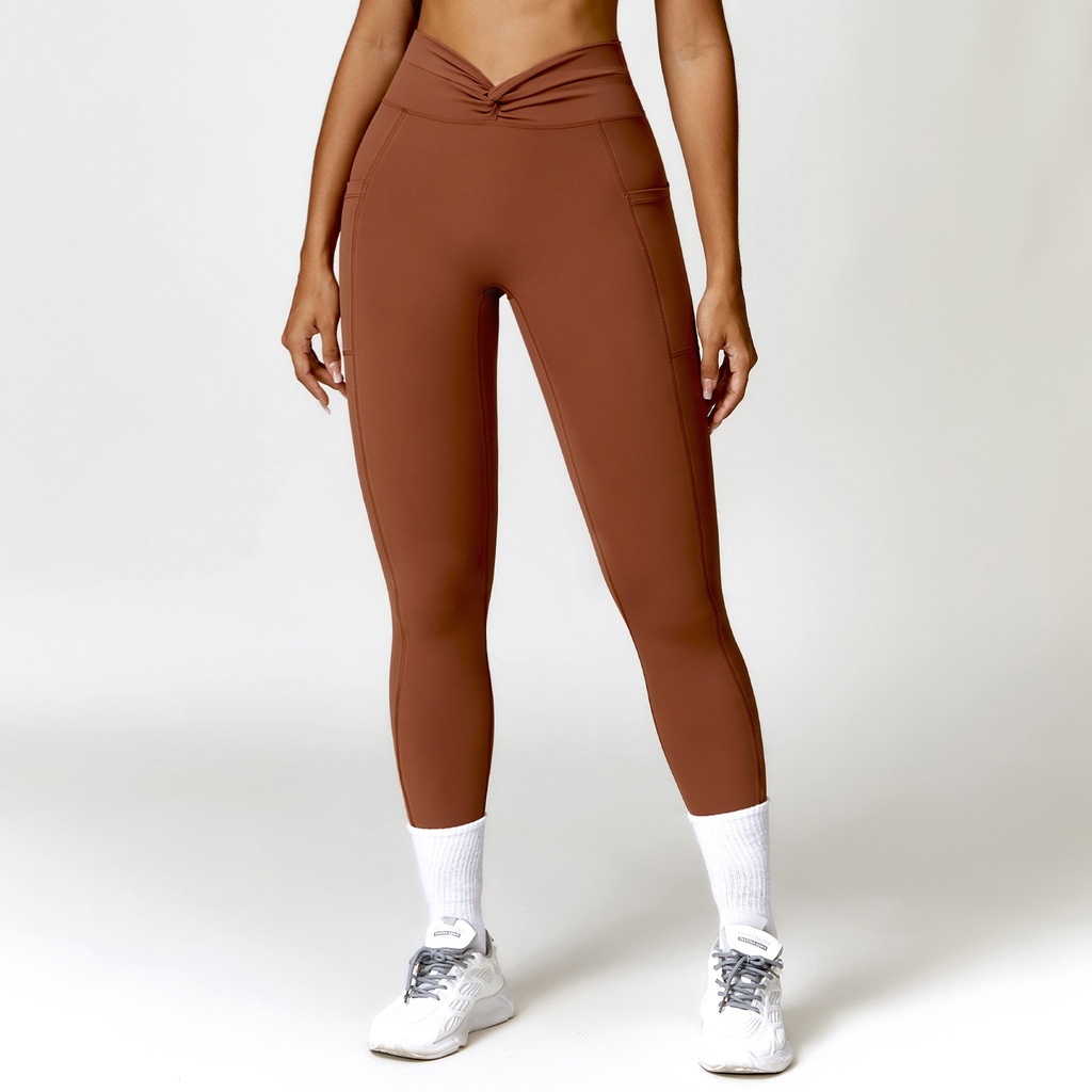 yoga pants nude @5～5 Yoga Quick-Drying Cross High Waist Hip-Lifting YOGA Pants Outer Wear  Running Sports Pants Nude Skinny Fitness Pants Women 8528 | Shopee  Philippines